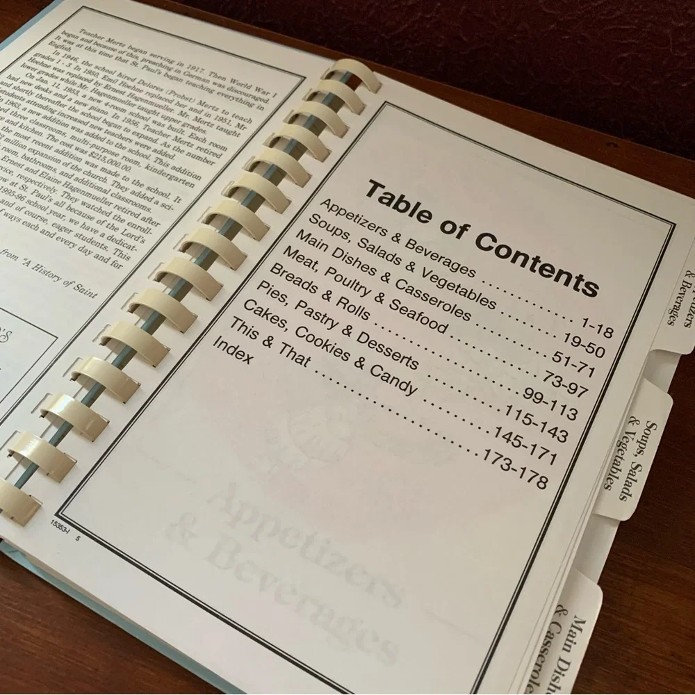 Cookbook Saintly Seasonings St. Paul’s PTL Vintage